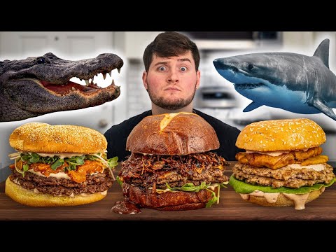 I Made Smash Burgers From The WEIRDEST Animals