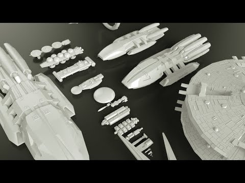 Battlestar Galactica STARSHIPS dimensions | 3D