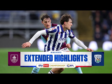 Burnley vs. West Bromwich Albion: Extended Highlights | EFL Championship | CBS Sports Golazo