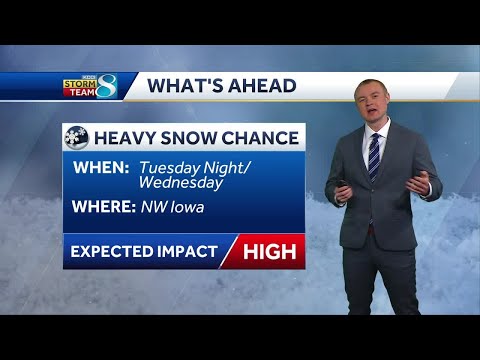 Iowa weather: 70s to blowing snow for some this week