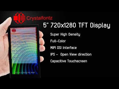 5" 720x1280 High Density TFT Display Module - Capacitive Touchscreen! Perfect for handheld devices