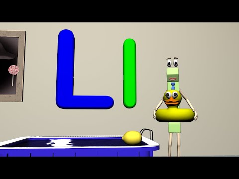 Learn the Letter L - 360° 3D VR Animated Kids Video