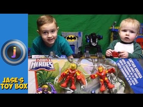 Playskool Heroes Captain America Super Jungle Squad!!! Jase's Toy Box!