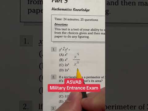 ASVAB Prep Math Knowledge Practice 1