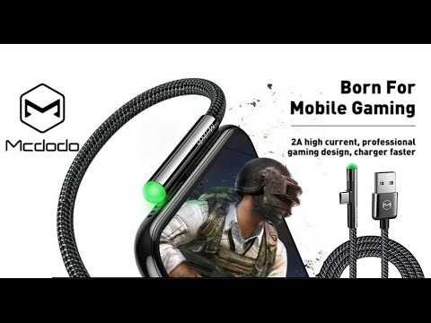 Mcdodo 90 Degree Gaming Cable Type C | Fast Charger Best for Gaming