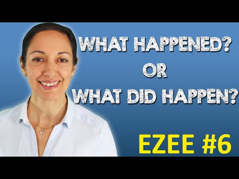 Word order - Questions: What? Who? Whom? | English Grammar Lesson | (EZEE #6)