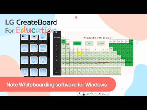 [LG CreateBoard] 5. Note Whiteboarding software for Windows