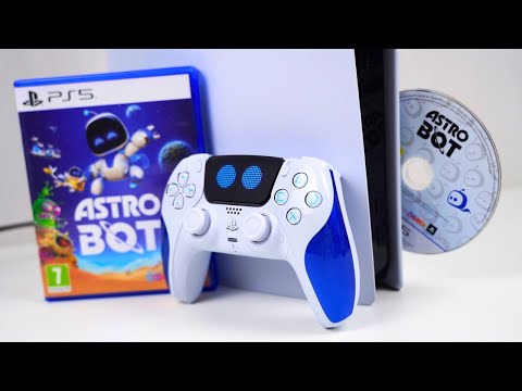 Unboxing The ASTRO BOT Limited Edition PS5 DualSense Wireless Controller - ASMR