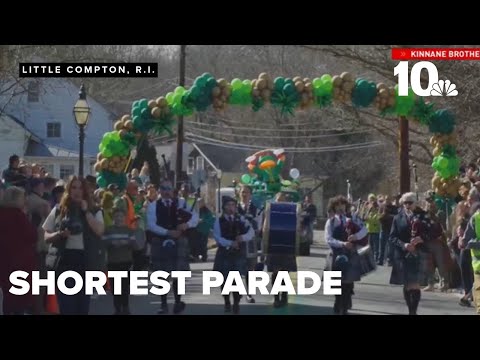 The shortest St. Paddy's Day parade in the world