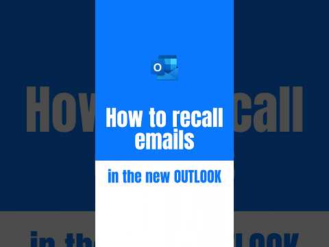 How to recall emails in the new Outlook [Web]