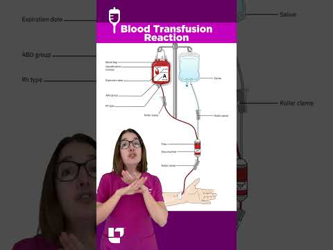 Blood transfusion reaction: Medical Surgical SHORT | @LevelUpRN