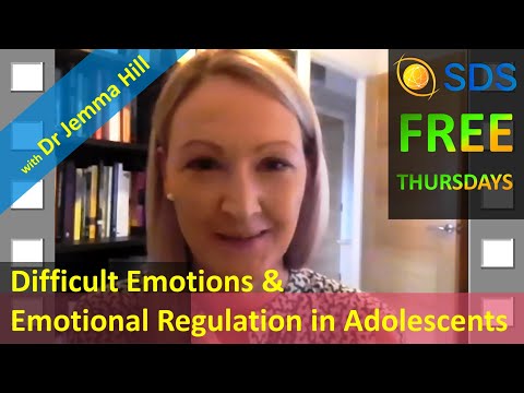 SDS Thursdays: Managing Difficult Emotions & Emotional Regulation in Adolescents with Dr Jemma Hill