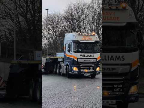 Williams Heavy Haulage DAF #truck at Lymm Truckstop #shorts #shortvideo #youtubeshorts