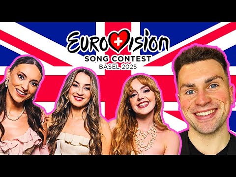 LET’S REACT TO THE UK’S ENTRY FOR EUROVISION 2025 | REMEMBER MONDAY - WHAT THE HELL JUST HAPPENED?