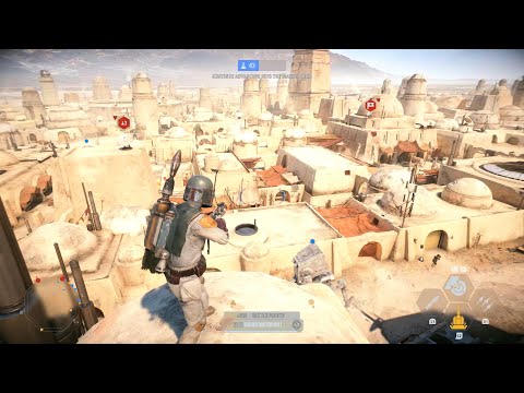 STAR WARS Battlefront II Galactic Assault (PS5) Boba Fett Gameplay