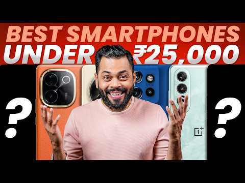 Top 5 Best Smartphones Under ₹25000 Budget ⚡ November 2024