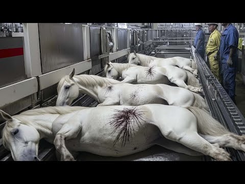 Raising And Processing Horse Meat This Way - How Farmers Raise Millions Of Farm Animals On Pasture