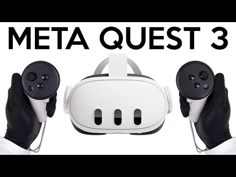 Unboxing The Next Generation of Virtual and Mixed Reality The Meta Quest 3 Headset - ASMR