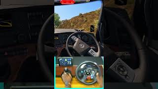 Conquering the Steepest Hills in ETS2! - [ETS 1.53] - [ g29 steering wheel Gameplay ]#shorts