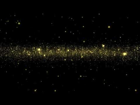 Glowing Golden Dust Particles Background Looped Animation | 30:00 Minutes | Free HD Version Footage