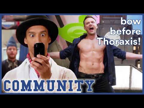 Jeff Rips His Shirt Off | Community