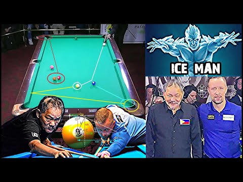 Efren Reyes challenges "The Iceman" Mika Immonen