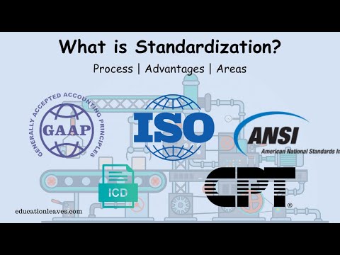 What is Standardization? | Definition, Process, Areas of Standardization