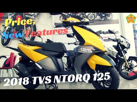 2018 All New TVS Ntorq 125 BS4 Walkaround, Full Details Review | Price, New Features,etc.