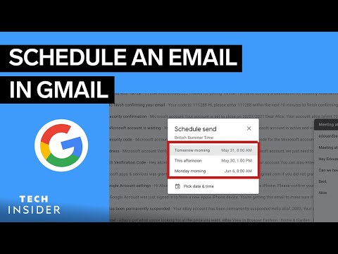 How To Schedule An Email In Gmail