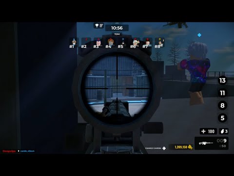 Only Sniper gameplay in Gunfight Arena | Roblox