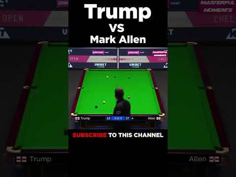 Judd Trump vs Mark Allen - British Open Snooker 2024 #snooker #shorts #juddtrump #snookermoments