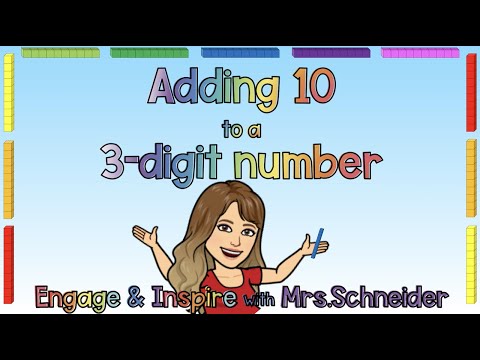 Adding 10 to a 3-Digit Number  Google Slide Lesson