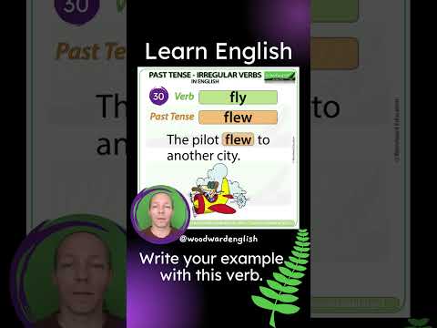 Past Tense of FLY in English ✅ English Pronunciation of FLEW | Learn English Irregular Verbs