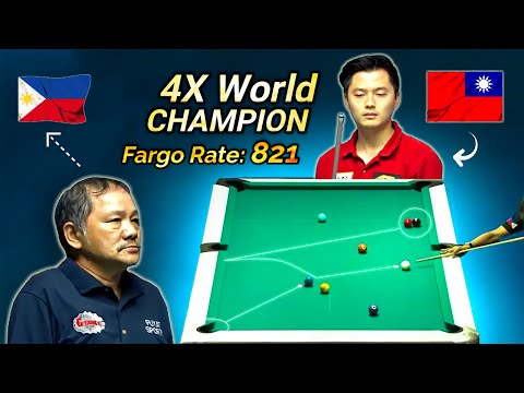 EFREN REYES intimidated by a Young 4X World Champion