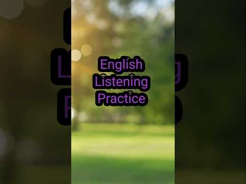 A Day at the Park | English listening practice #ingles #inglesonline