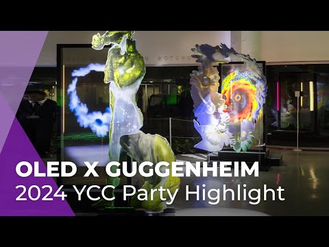 Embrace the Digital Wonderland with Transparent OLED | OLED x Guggenheim