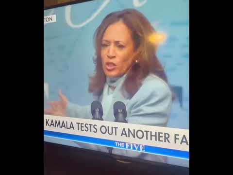 Kamala Cringe #fypシ゚viral #woke #news #foryou #fyp #funny #kamala #politics #trump #election #cringe