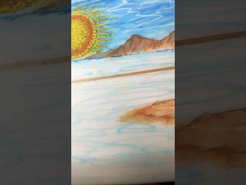 New custom painting on a surfboard-part 1 #paulcarterart