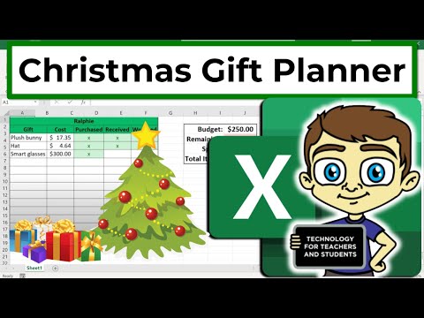 Make a Christmas Gift Planner in Excel