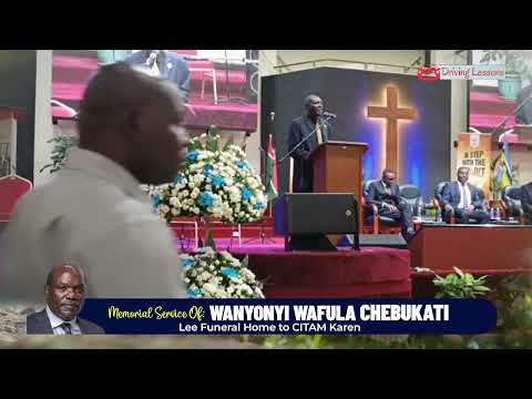 Wafula Chebukati's Sibling EMOTIONAL TRIBUTE At CITAM Church!