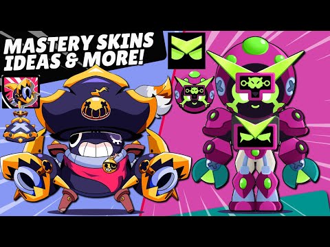 8 MASTERY Skins Ideas & More | Brawl Stars