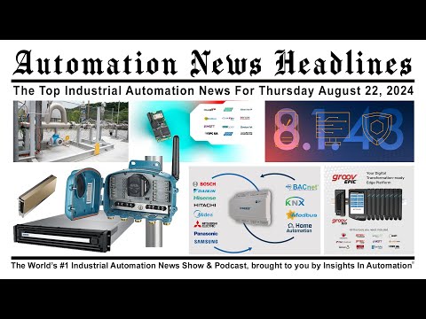 Automation News Headlines for Thursday August 22, 2024