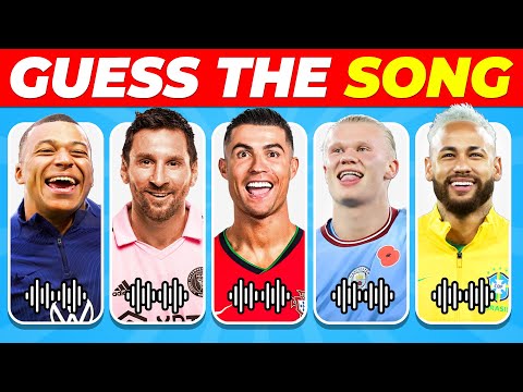 Can You Guess Player Who Owns SONG? 🎼Ronaldo Song, Neymar Song, Messi Song, Mbappe Song (with music)