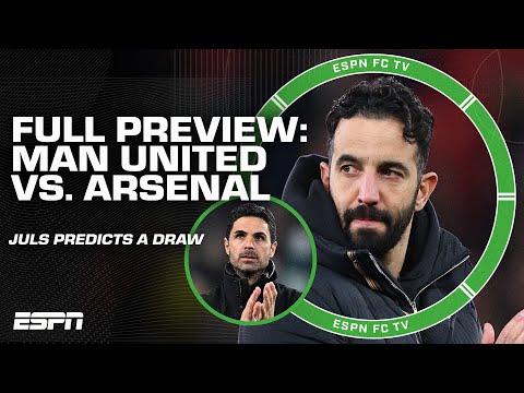 Man United have done 'VERY WELL' in top games - Juls predicts a DRAW vs. Arsenal | ESPN FC