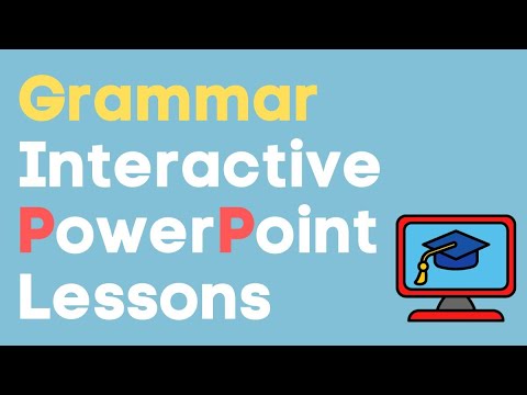 Interactive Grammar PowerPoint Lessons Preview Video