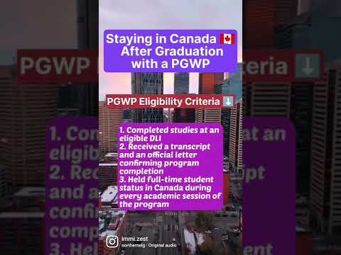 Canada 🇨🇦 PGWP eligibility criteria 🇨🇦🇨🇦