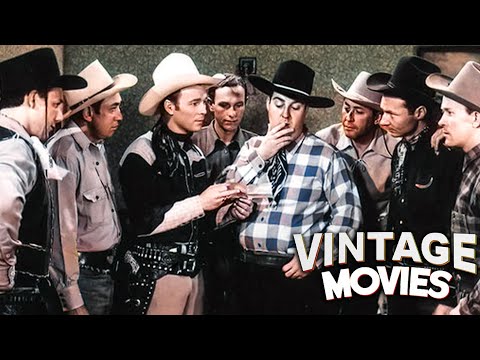 Roy turns Detective to Crack Down on a Gang of Saboteurs | Western Action Movie | Vintage Movies