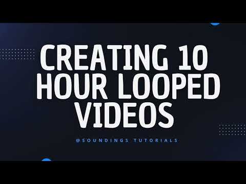 How To Create An Up To 10-Hour Looped Video // #Looped #Video #HowTo #How #create #whitenoise #rain