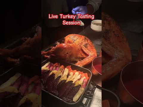 Live Turkey Tasting session 😱