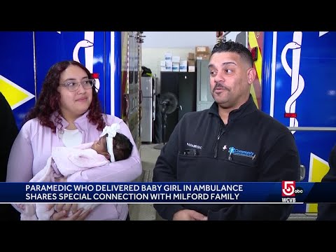 Mass. couple reunited with paramedics who helped deliver baby girl in ambulance